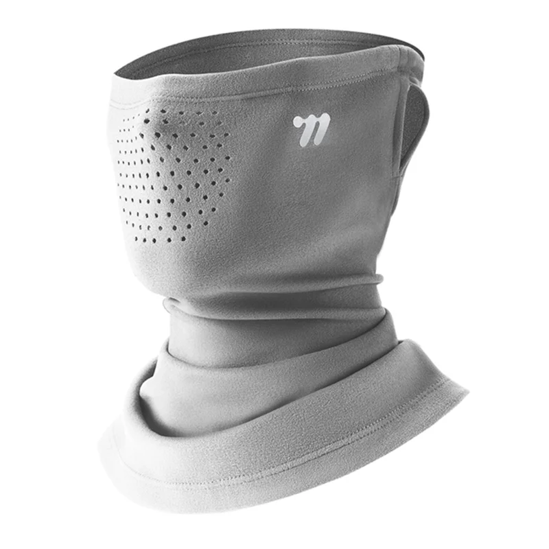 WEST BIKING YP0201478 Winter Cycling Face Mask with Ear Loop Windproof Neck Gaiter for Outdoor Sports - Light Grey