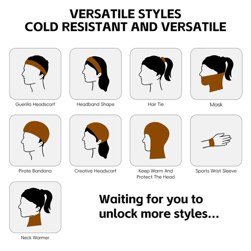 WEST BIKING YP0201478 Winter Cycling Face Mask with Ear Loop Windproof Neck Gaiter for Outdoor Sports - Light Grey