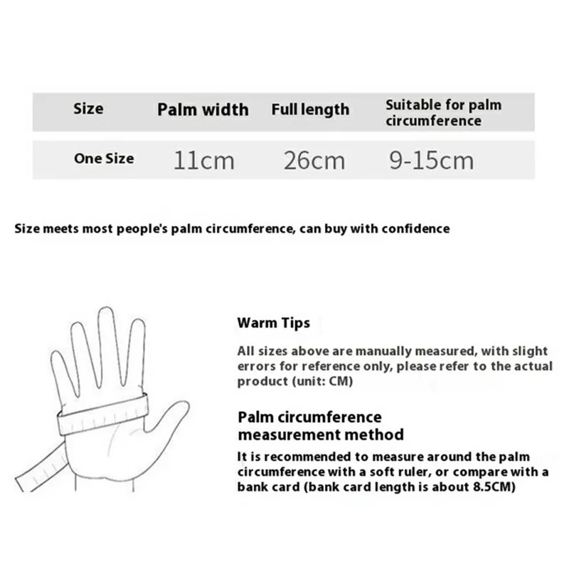 Windproof Touchscreen Gloves for Men Winter Thermal Fleece Lined Anti Slip Full Finger Mittens - Black