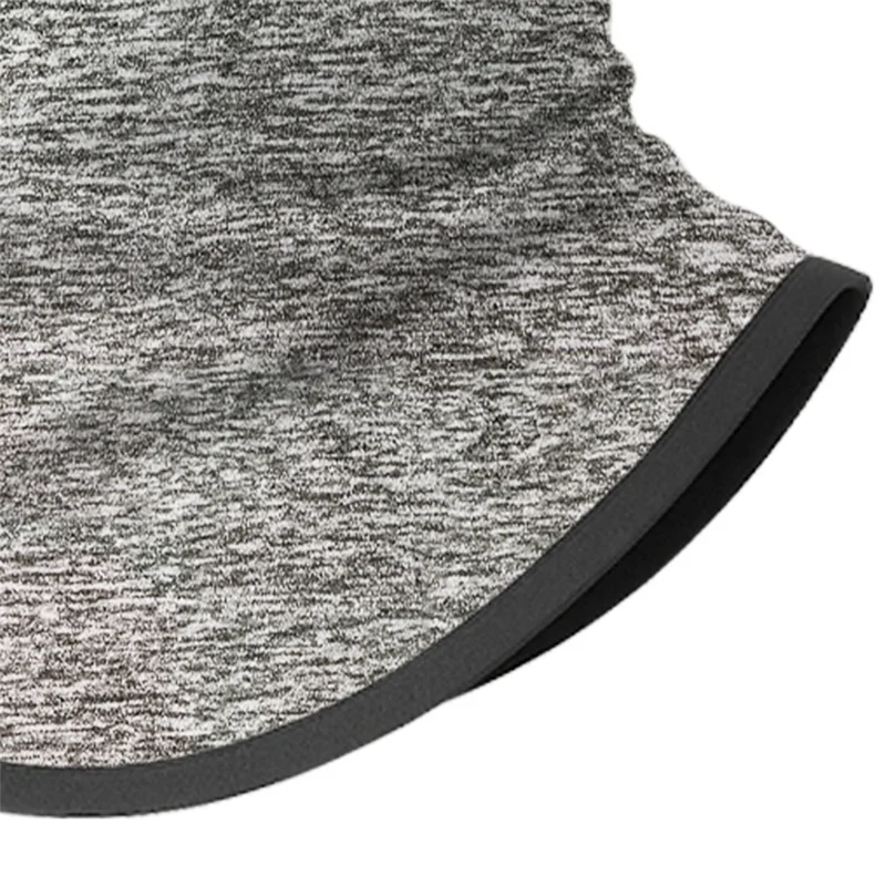 Cycling Face Mask Full Face Coverage Autumn Winter Thermal Neck Gaiter Balaclava for Skiing - Linen Black