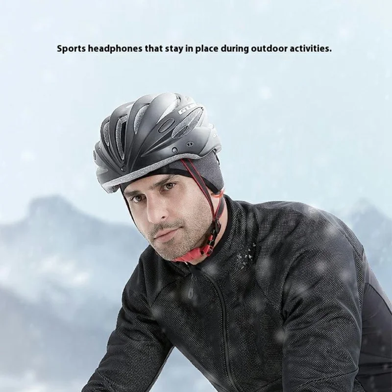 GOLOVEJOY DMZ45 Winter Fietsmuts Thermisch Fleece Outdoor Sportmuts Waterdicht Winddicht Oorbewaking Fietsmuts - Heather Grey