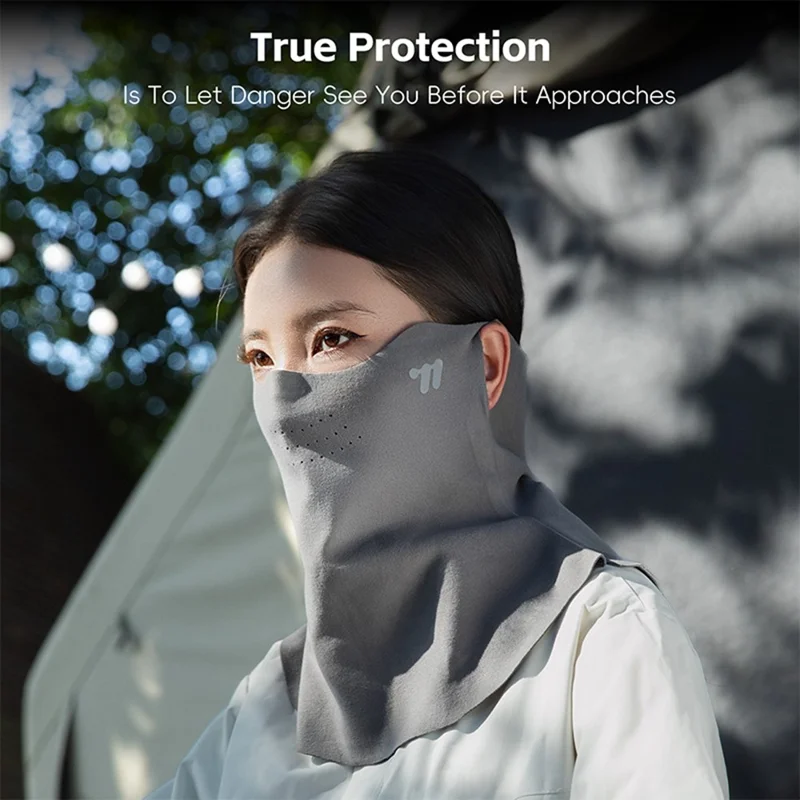 WEST BIKING YP0201477 قناع الوجه الشتوي المضاد للرياح، واقي للرقبة للدراجات، بالاكلافا ببطانة من الصوف للرياضة في الأماكن المفتوحة - رمادي غامق