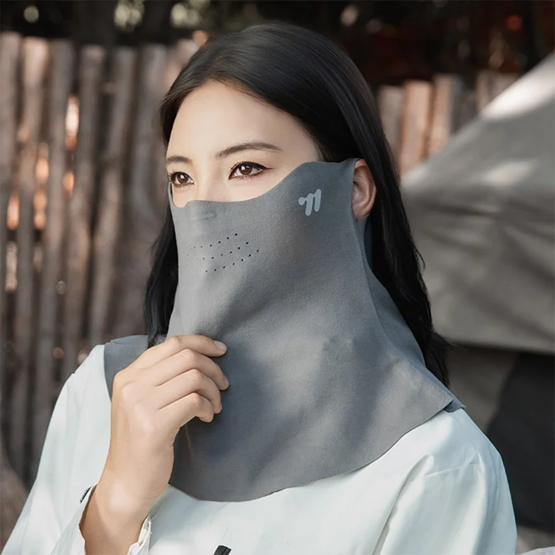 WEST BIKING YP0201477 قناع الوجه الشتوي المضاد للرياح، واقي للرقبة للدراجات، بالاكلافا ببطانة من الصوف للرياضة في الأماكن المفتوحة - رمادي غامق