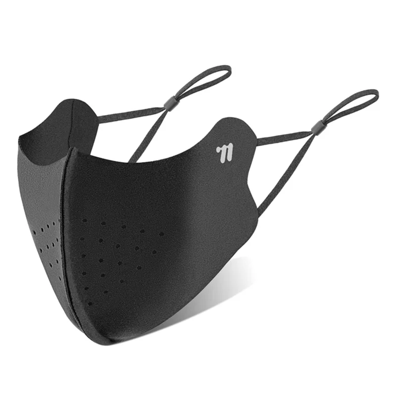 WEST BIKING YP0201476 Winter Cycling Face Mask Soft Skin-Friendly Ear-Loop Mask Sun Protection 3D Elastic Face Cover - Black