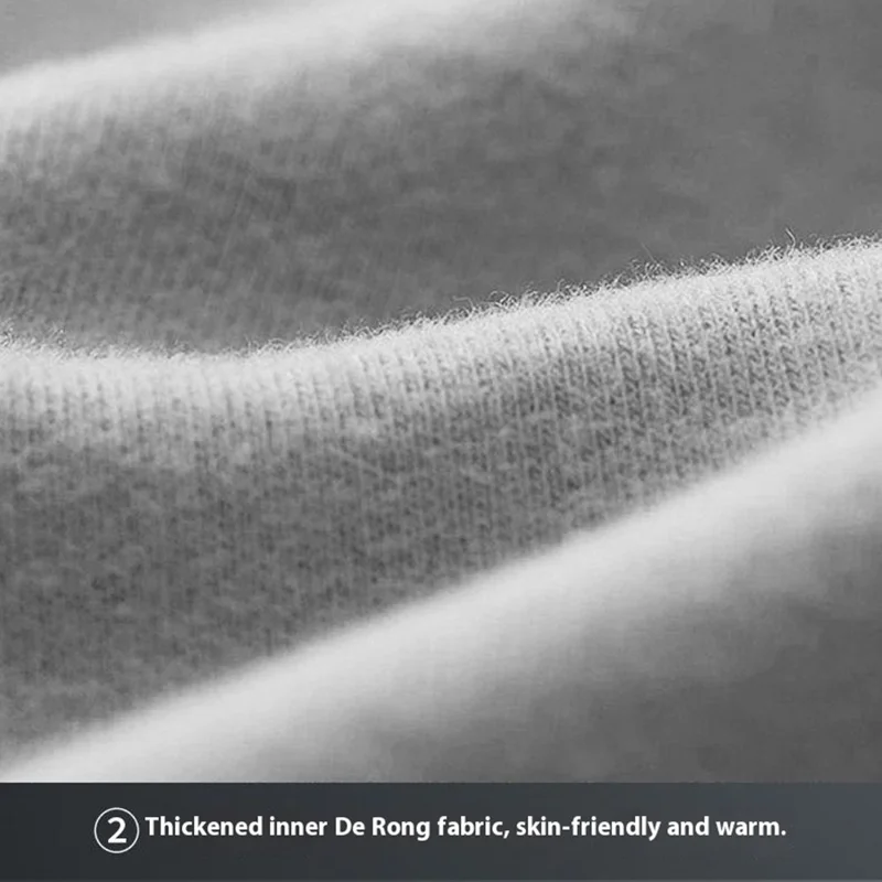 Warm Face Mask Double Layer Thickened Windproof Cover for Women Adjustable Ear Loop Mask for Cycling  /  Skiing  /  Commuting - Black