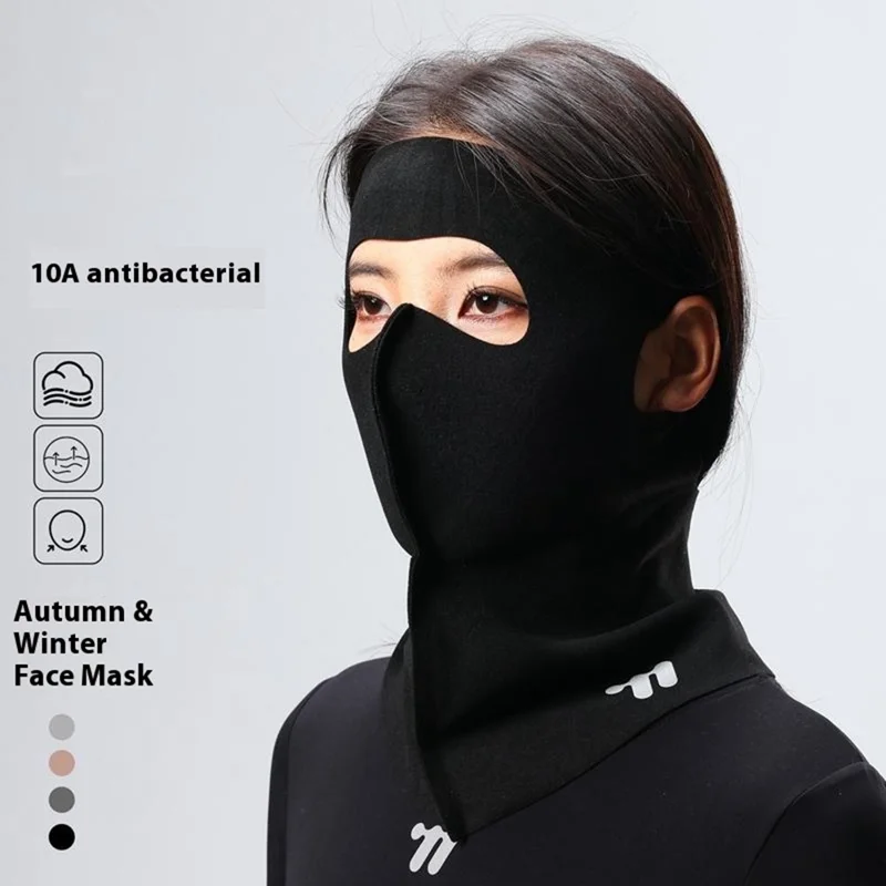 WEST BIKING YP0201482 Winter Face Mask Windproof Neck Gaiter Cycling Balaclava Thermal Protective Headwear - Black