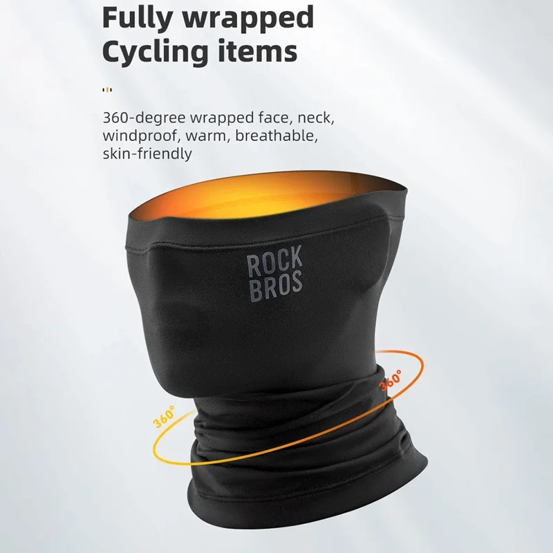 ROCKBROS YDWB001 Cycling Face Mask for Autumn Winter Windproof Neck Gaiter Multipurpose Headwear