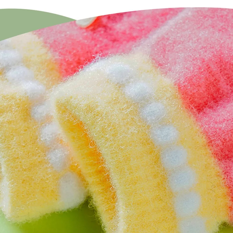 C5574 1 Pair Cartoon Rabbit Pattern Winter Warm Gloves for Kids Elastic Cuff Full Finger Mittens - Pink