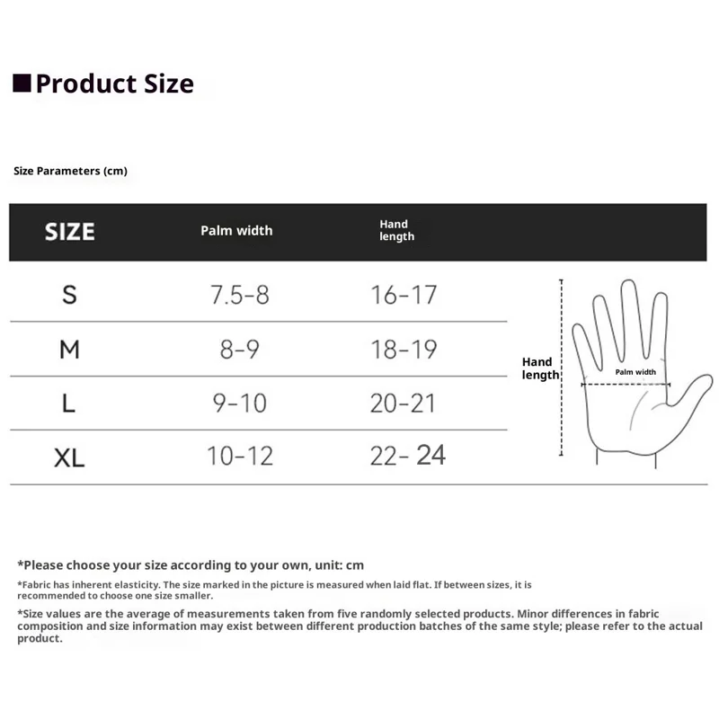 Guanti antivento DB76 per sci invernale, ciclismo, dita pieghevoli, touch screen, antiscivolo, dita intere - Nero S