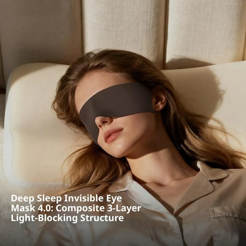 Máscara de Ojos Ligera para Dormir sin Presión YZ13, Bloqueo de Luz para Viajes y Siestas en la Oficina - Verde