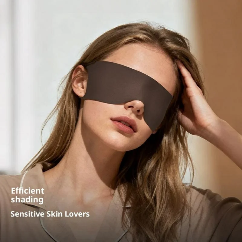 Máscara de Ojos Ligera para Dormir sin Presión YZ13, Bloqueo de Luz para Viajes y Siestas en la Oficina - Verde