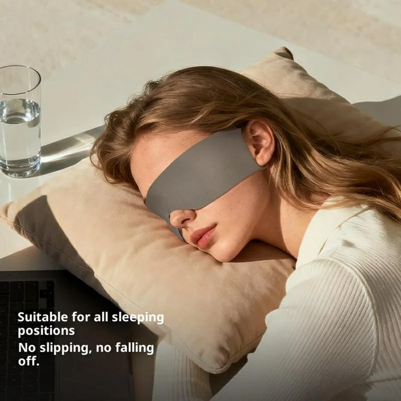 Máscara de Ojos Ligera para Dormir sin Presión YZ13, Bloqueo de Luz para Viajes y Siestas en la Oficina - Verde