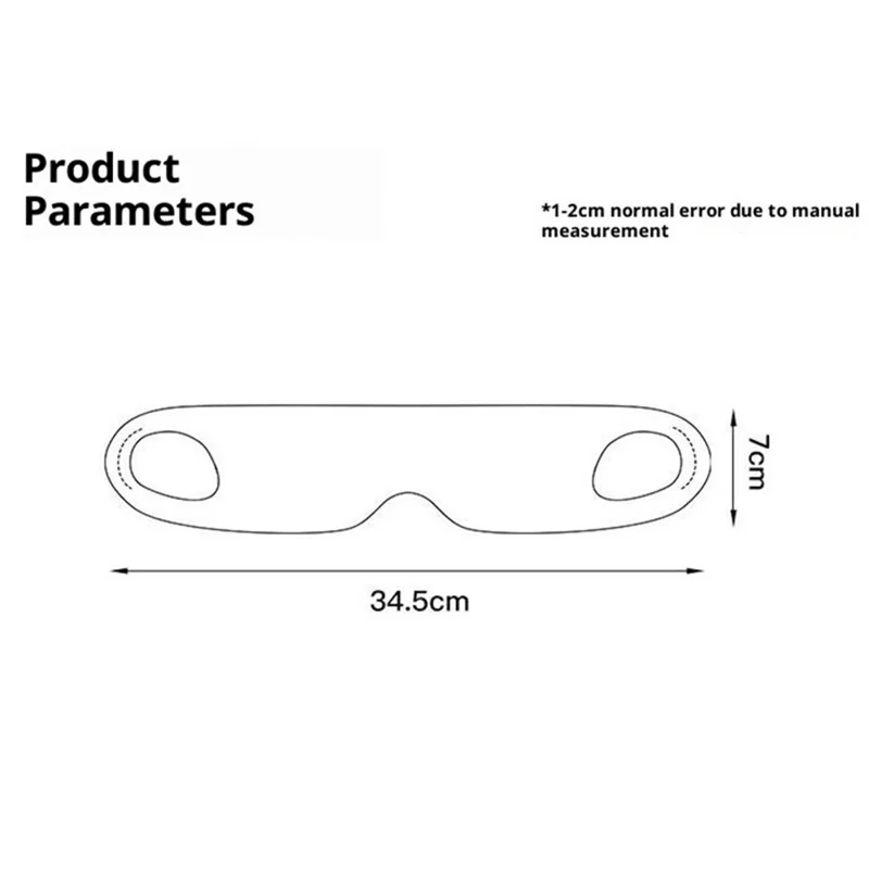 Máscara de Ojos Ligera para Dormir sin Presión YZ13, Bloqueo de Luz para Viajes y Siestas en la Oficina - Verde