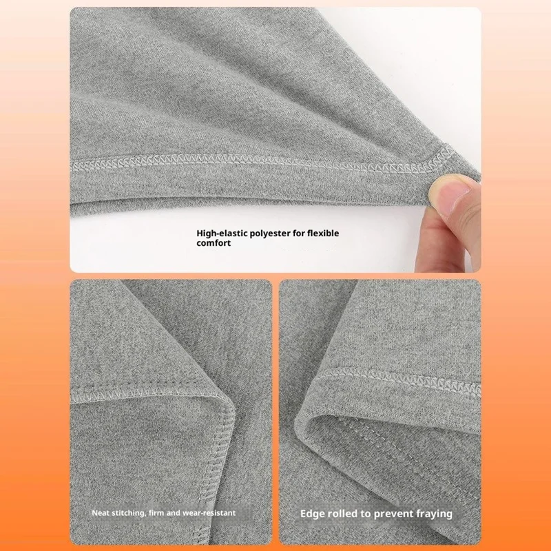 Outdoor Thermal Fleece Balaclava Windproof Neck Warmer Helmet Liner Seamless Thickened Ski Face Mask - DR-2K-01 Black