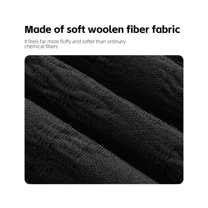 WEST BIKING YP0201493 Vinter Cykling Ansigtsmaske Strikket Halsvarmer Termisk Elastisk til Udendørs Sport - Sort