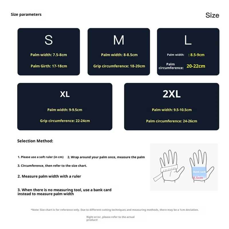 VILICO A0003 1 Par de Luvas Térmicas de Inverno para Esportes ao Ar Livre Luvas de Ciclismo Suporte para Tela de Toque Anti Deslizante à Prova d'água - P / Preto