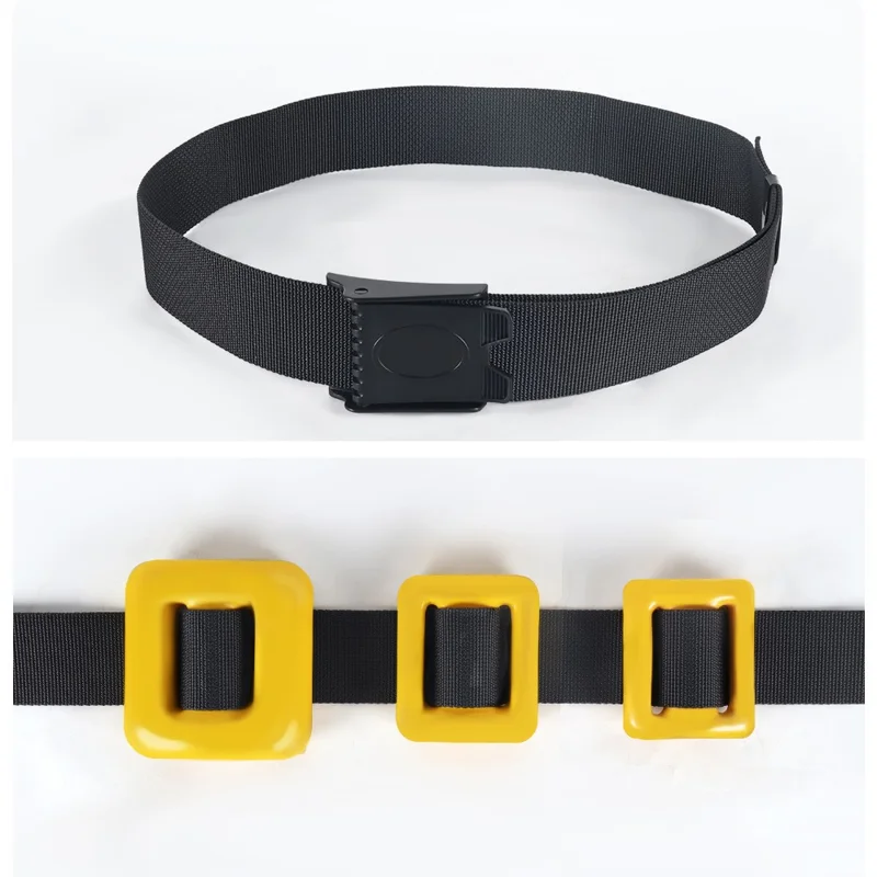 Diving Weight Belt Quick Release Freediving Scuba Belt Lead Block Holder for Deep Diving - Black