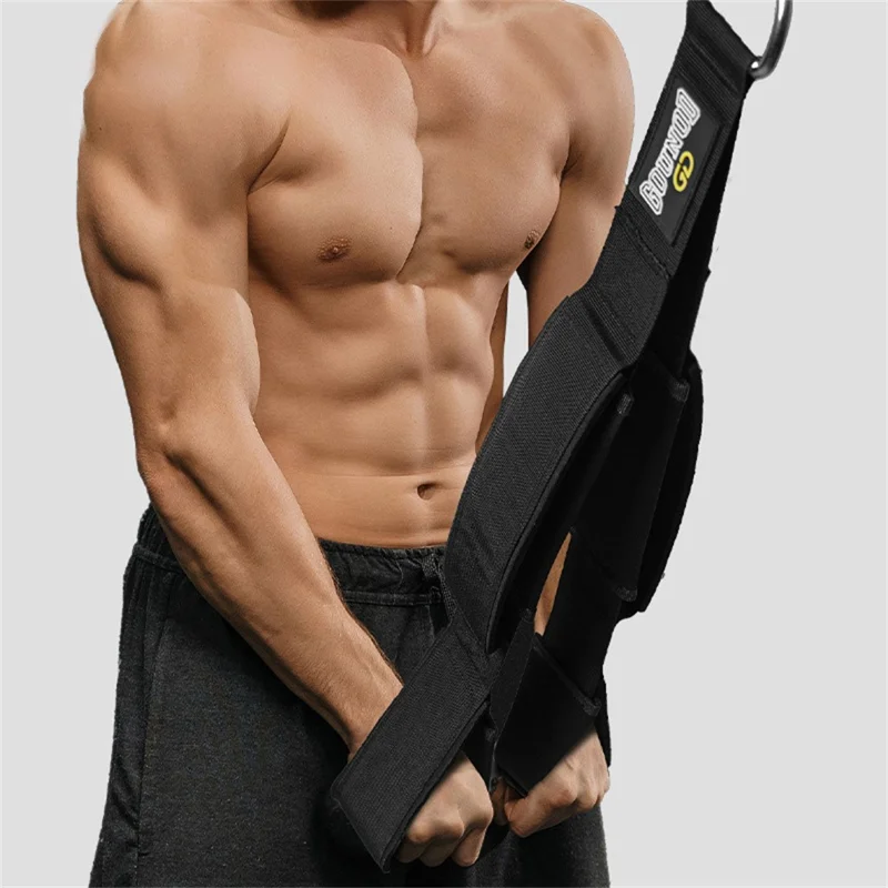 Accessorio per Macchina da Cavo GOUNOD SK029 Attacco per Sollevamento Laterale, Fune per Tricipiti per Allenamento di Forza