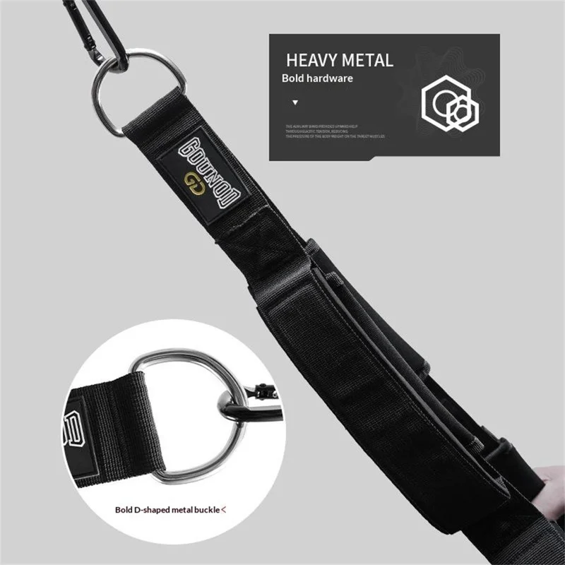 Accessorio per Macchina da Cavo GOUNOD SK029 Attacco per Sollevamento Laterale, Fune per Tricipiti per Allenamento di Forza