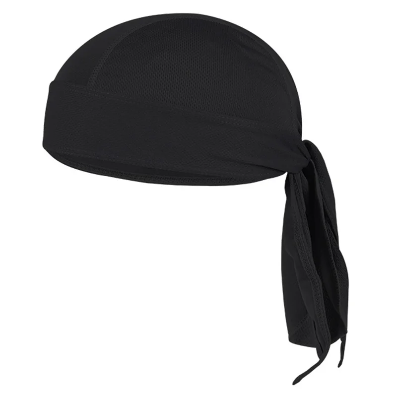 Udendørs Cyklingstøjs Hovedbeklædning Vejrtrækkende Hurtigt-tørring Pirate Hat Motorcykel / Cykel Skull Cap til Sport / Kørsel - Sort