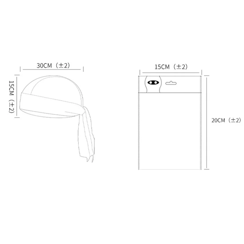 Udendørs Cyklingstøjs Hovedbeklædning Vejrtrækkende Hurtigt-tørring Pirate Hat Motorcykel / Cykel Skull Cap til Sport / Kørsel - Sort
