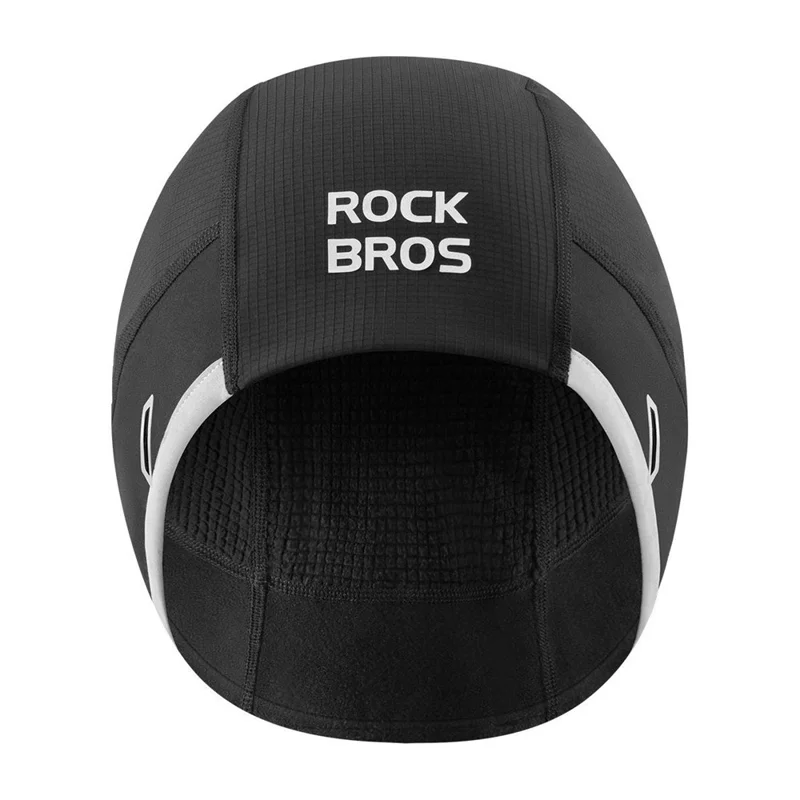 ROCKBROS 18250007 M016 18250007001 Cykelhat til udendørs brug, varm fleece hoveddækning med forlængede øreflap til vinterkørsel
