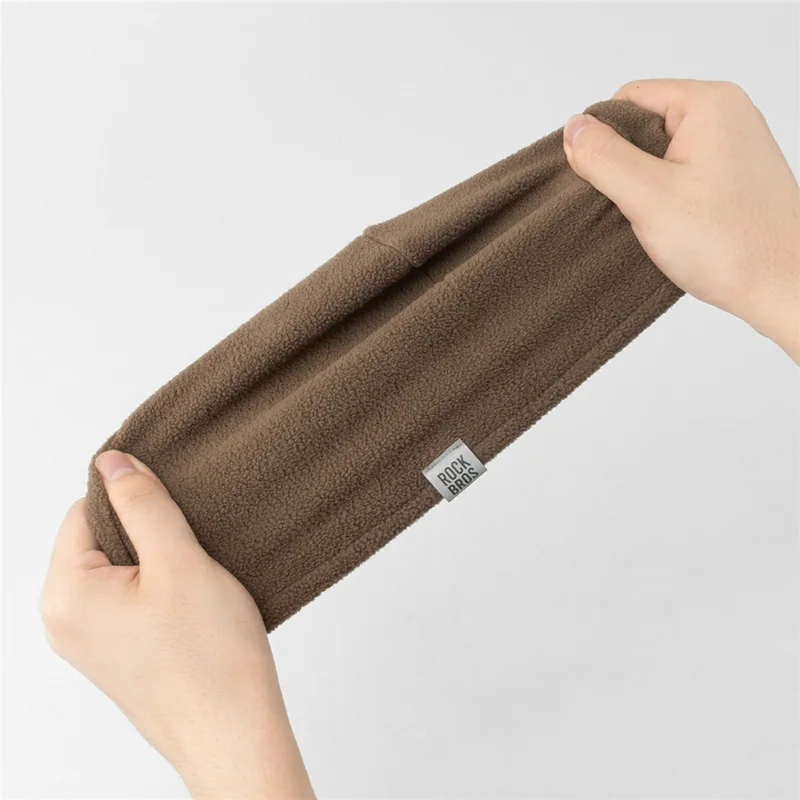 ROCKBROS YDM001 قبعة دراجات دافئة مقاومة للرياح غطاء رأس من الصوف مريح للارتداء تحت الخوذة للأنشطة الخارجية - برتقالي أخضر