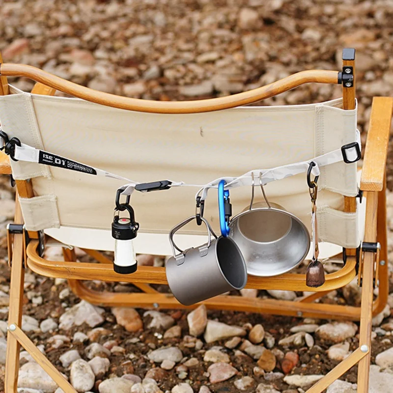 ISE MOUNT Outdoor Multi-Functional Lanyard Length Adjustable Crossbody Backpack Strap for Hanging Items - Night Camo