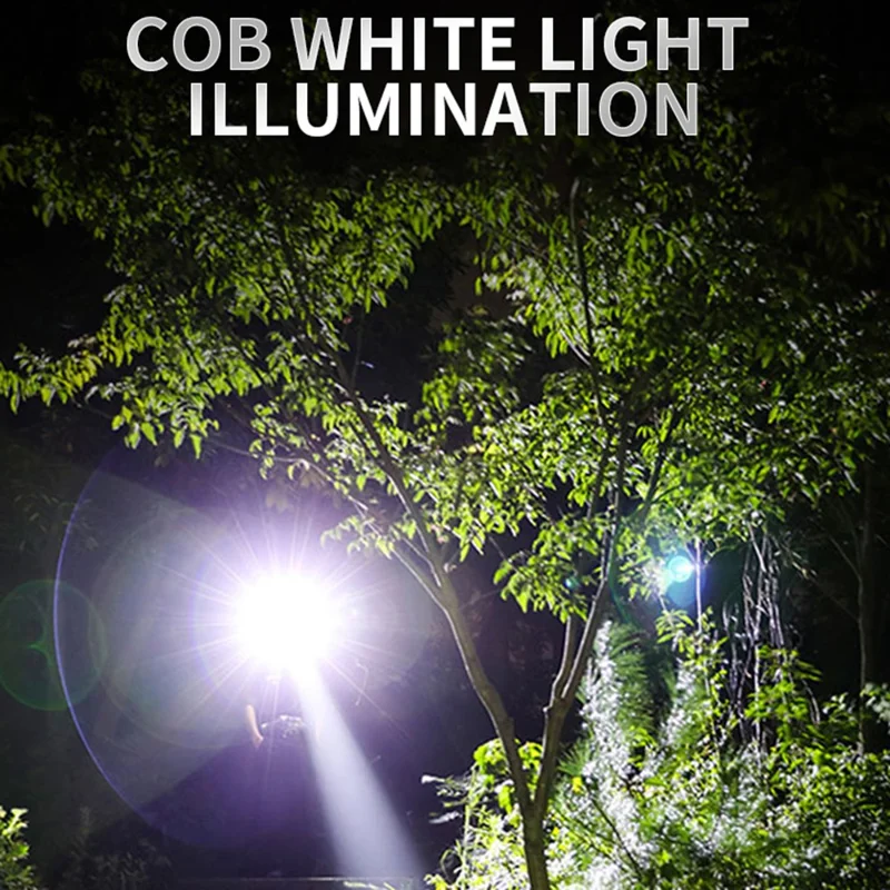 Linterna de Trabajo LED COB Portátil X615 con Imán Trasero/Clip para Exterior - Negro