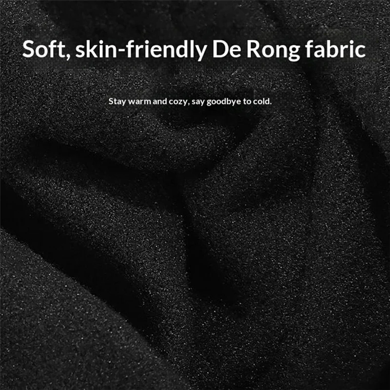 Bonnet Décontracté Quatre Saisons Bonnet Chaud en Polaire Casquette Anti-Statique Coupe-Vent pour le Vélo en Plein Air - Noir