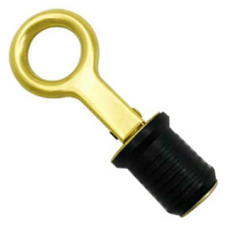 Bouchon de vidange en laiton 1-1/4 pouce (32 mm) 63 g, bouchon de trou de vidange de pont marin pour bateau / coque / tableau arrière