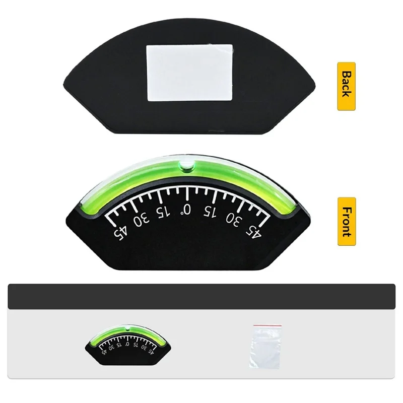 JDY-1 0-45° Zelf-aanvoelend hellingsniveau Precisie-auto hellingsmeter Lichtgewicht inclinometer voor navigatie, buiten, off-road, maritiem