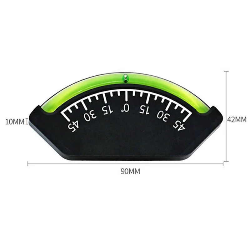 JDY-1 0-45° Zelf-aanvoelend hellingsniveau Precisie-auto hellingsmeter Lichtgewicht inclinometer voor navigatie, buiten, off-road, maritiem