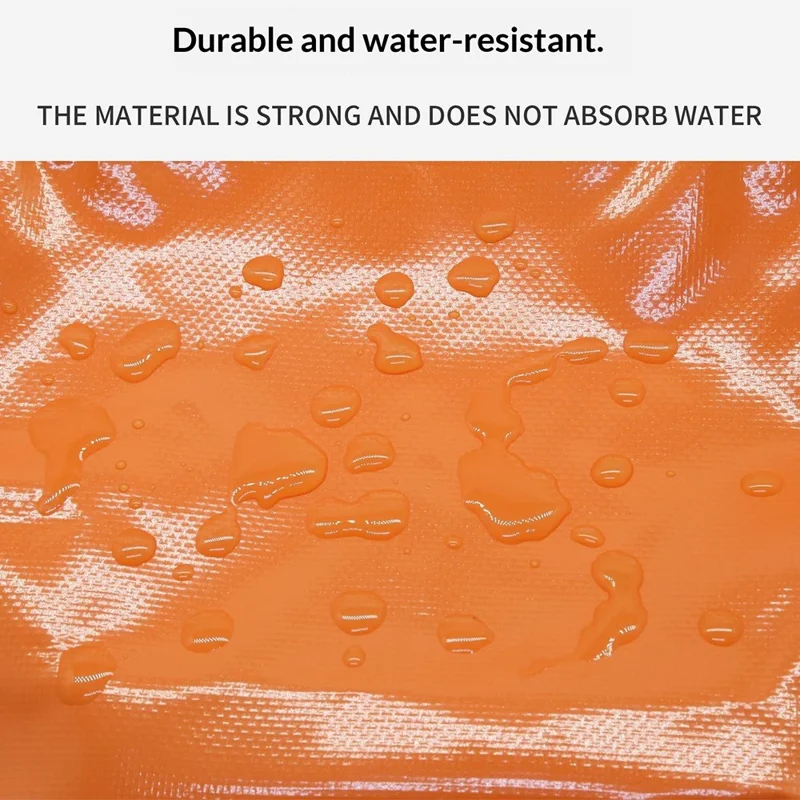 32 tum marin båt fallskärmshamn fiskebåt PVC uppblåsbar drivhamn för snabbåt / yacht, M-storlek - Orange