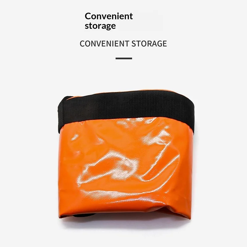 32 tum marin båt fallskärmshamn fiskebåt PVC uppblåsbar drivhamn för snabbåt / yacht, M-storlek - Orange