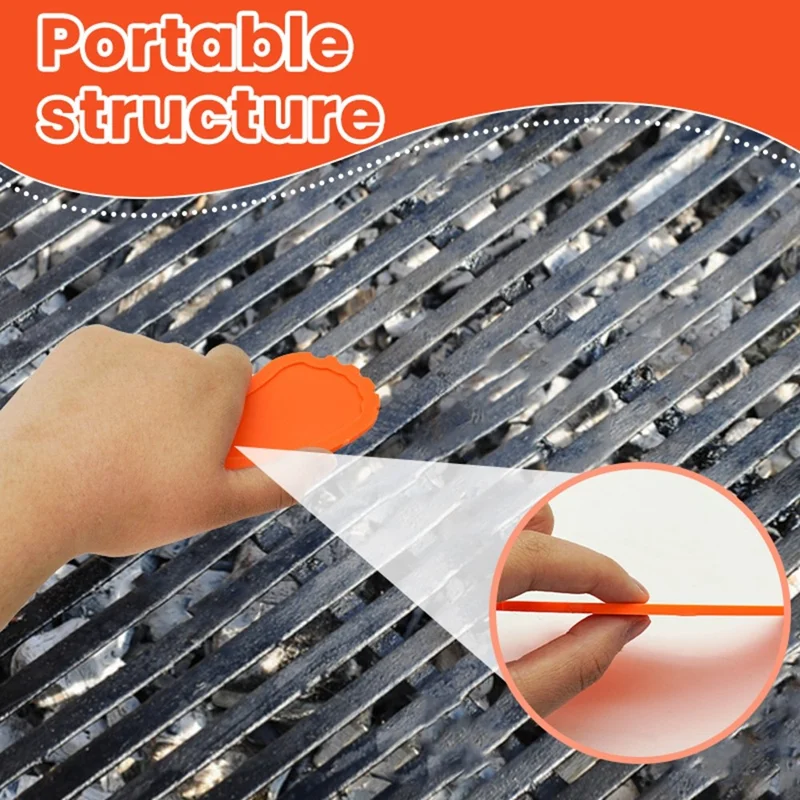 Raspador de Grelha Portátil para Exterior, Ferramenta de Limpeza para Churrasco, Raspador de Panelas PC