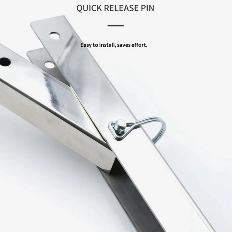 Universal Stainless Steel Boat Tug Wheels Removable Portable Cart Bracket for Surf Paddleboards