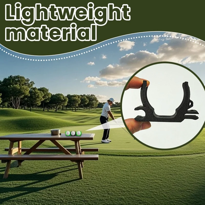 H1172 3Pcs Connectable Golf Ball Clip Lightweight Desktop Golf Ball Holder Rack