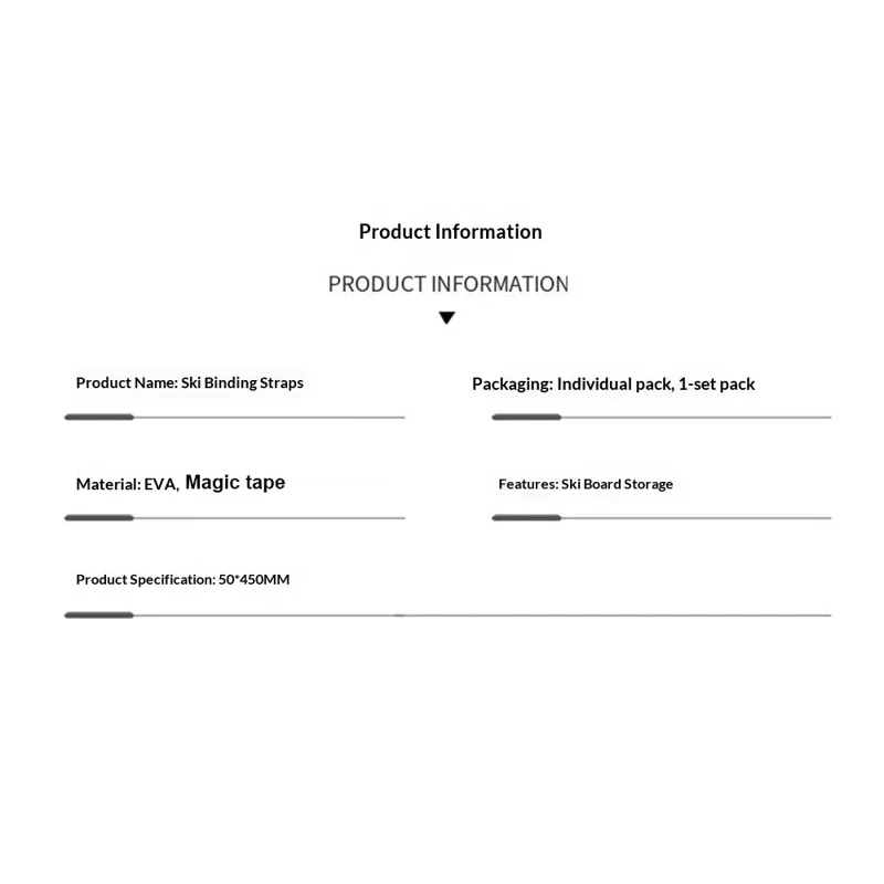 Cinghie di Fissaggio per Sci 2 Pezzi, Fermagli per Immagazzinaggio Accessori per Sci, Cinghie di Sicurezza in EVA e Fibbia in Nylon Autoaggrappante - Rosso