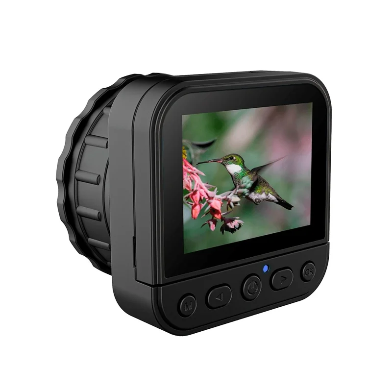 EP03 64MP WiFi Digital Microscope Eyepiece 4K Video 16X Zoom 2.8 Inch HD Screen Telescope Camera