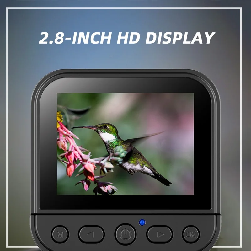 EP03 64MP WiFi Digital Microscope Eyepiece 4K Video 16X Zoom 2.8 Inch HD Screen Telescope Camera