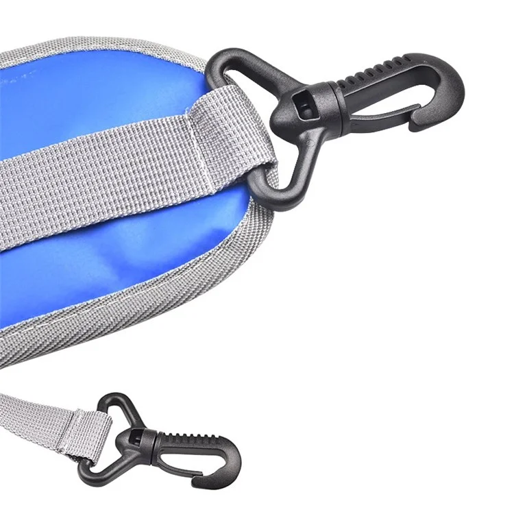 LUCKSTONE 1 paire de bretelles de sac à dos réglables de remplacement avec anneau en D - Bleu