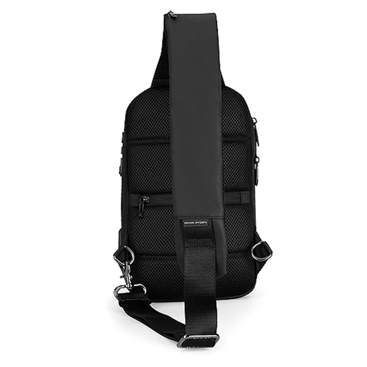MARK RYDEN MR7039 TSA Password Lock Anti-Theft Men Chest Bag Single Shoulder Bag with Charging Interface