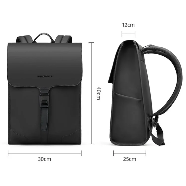 Mark Ryden MR1611 Uomini Eleganti Zaino in Pelle Impermeabile da 15,6 Pollici Per Laptop da Trasporto di Daypack Casual