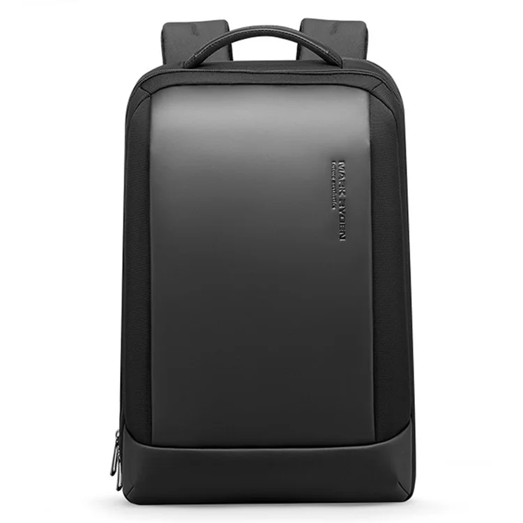 MARK RYDEN MR1927 Stylish Men Leather + Oxford Cloth Backpack Anti-splash Laptop Bag Casual Daypack