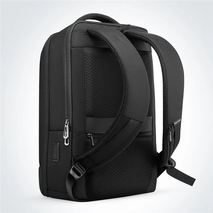 MARK RYDEN MR1927 Stylish Men Leather + Oxford Cloth Backpack Anti-splash Laptop Bag Casual Daypack