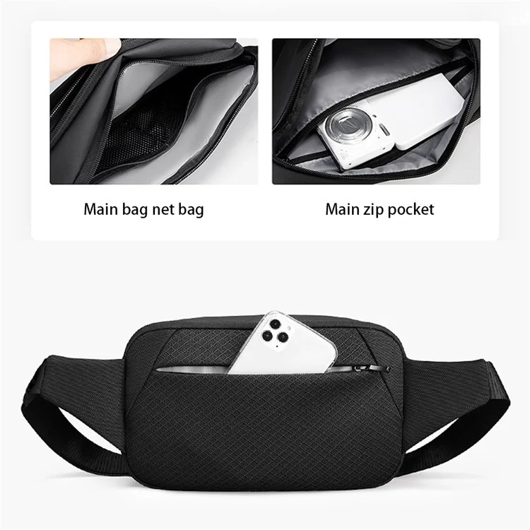 MARK RYDEN MR8112 Borsa casual stile uomo Tessuto Oxford resistente all'acqua Cerniera Borsa a tracolla