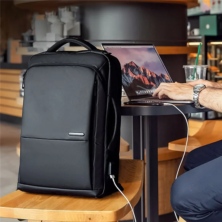 MARK RYDEN MR9533 Large Backpack Water Repellent Convertible Business Briefcase Messenger Bag Travel Rucksack with External USB Charging Port