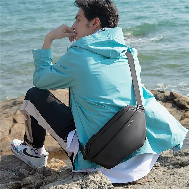 MARK RYDEN MR8368 Stylish Men Chest Bag Water-resistant Oxford Cloth Travel Casual Crossbody Bag