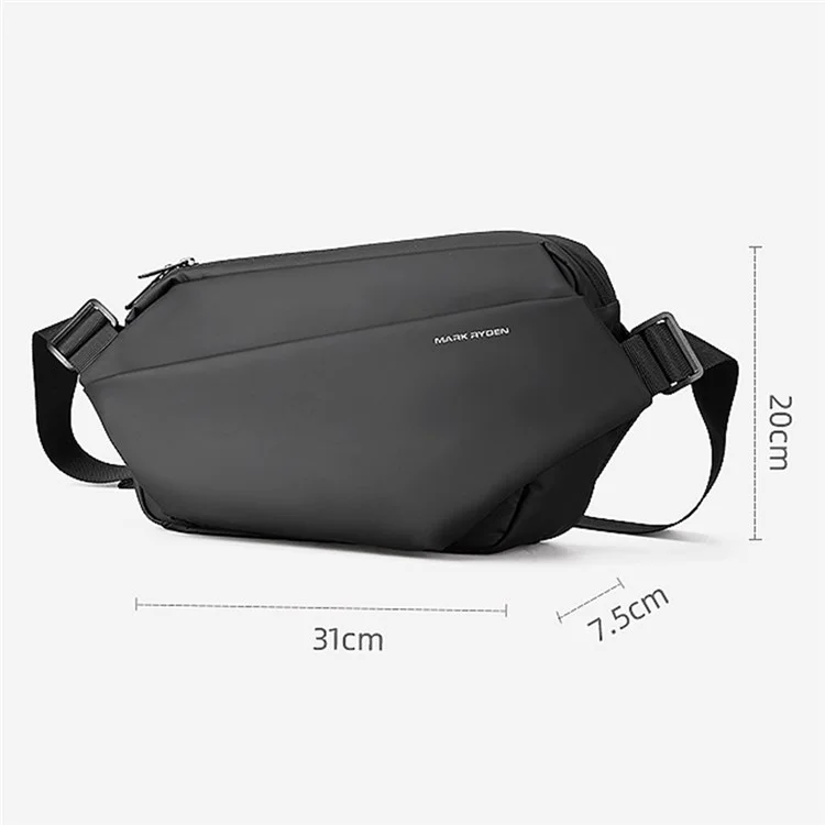 MARK RYDEN MR8368 Stylish Men Chest Bag Water-resistant Oxford Cloth Travel Casual Crossbody Bag